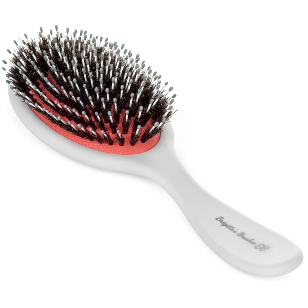 Oval Cushion Brush Boars Hair Brigitte S Brushes