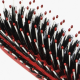 Hairbrush with tips and bristles