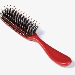 Brigitte's Brush classic 7-row (red) Travel Hairbrush