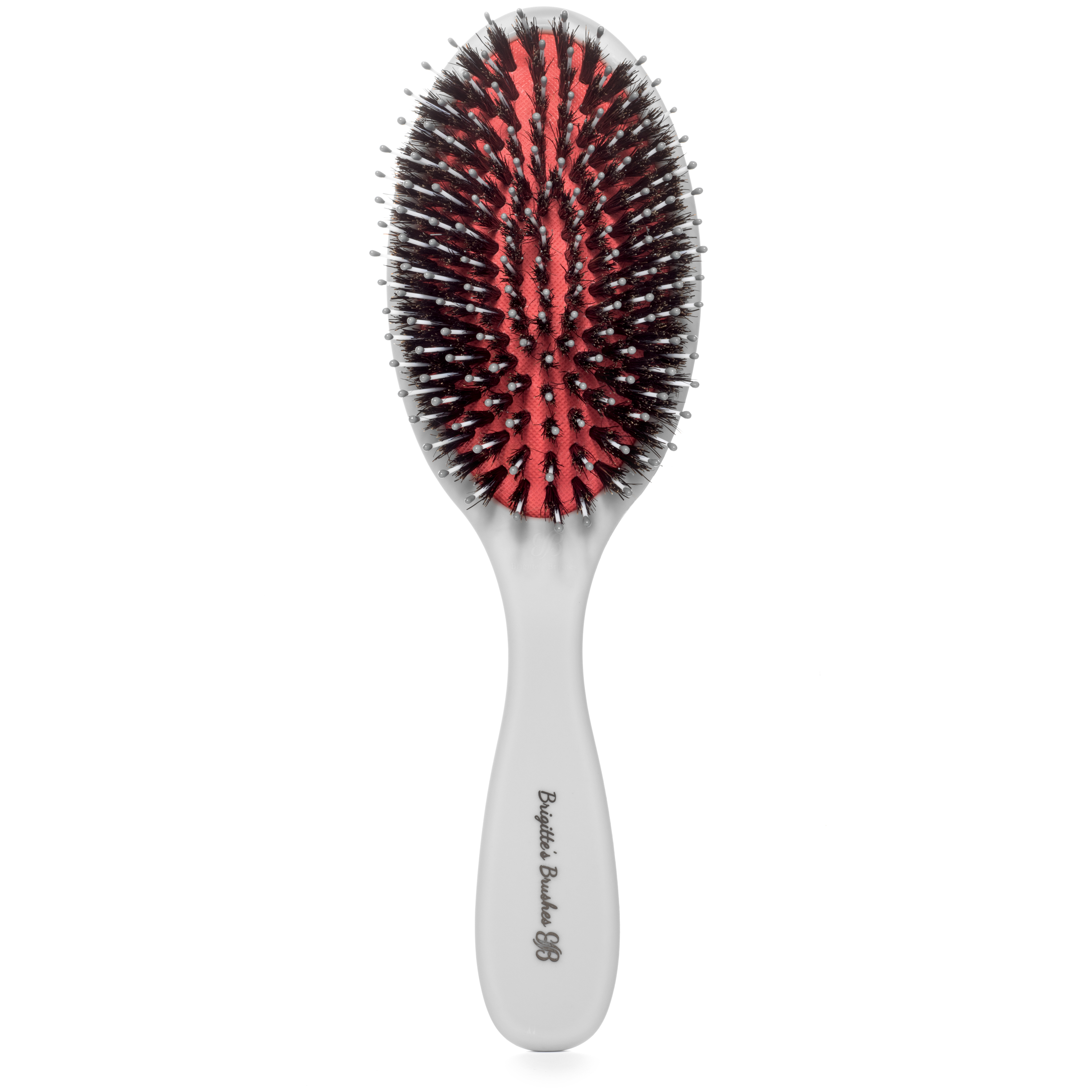 Oval Cushion Brush 100 Boars Hair Brigitte s Brushes